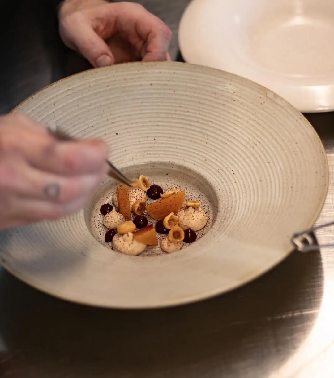 We work with a small selection of clays and glazes, carefully chosen to honor the natural beauty of the compounds in each clay as they react to the heat of the kiln.